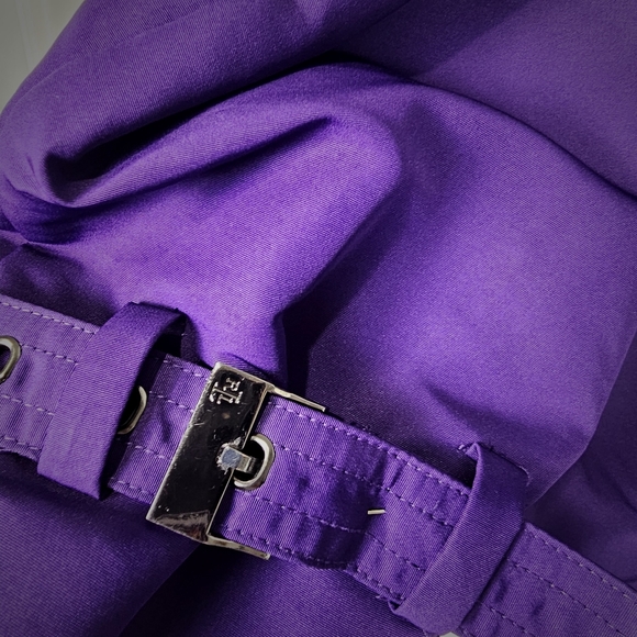 Lauren Ralph Lauren Purple Short Peacoat Jacket - Picture 4 of 7